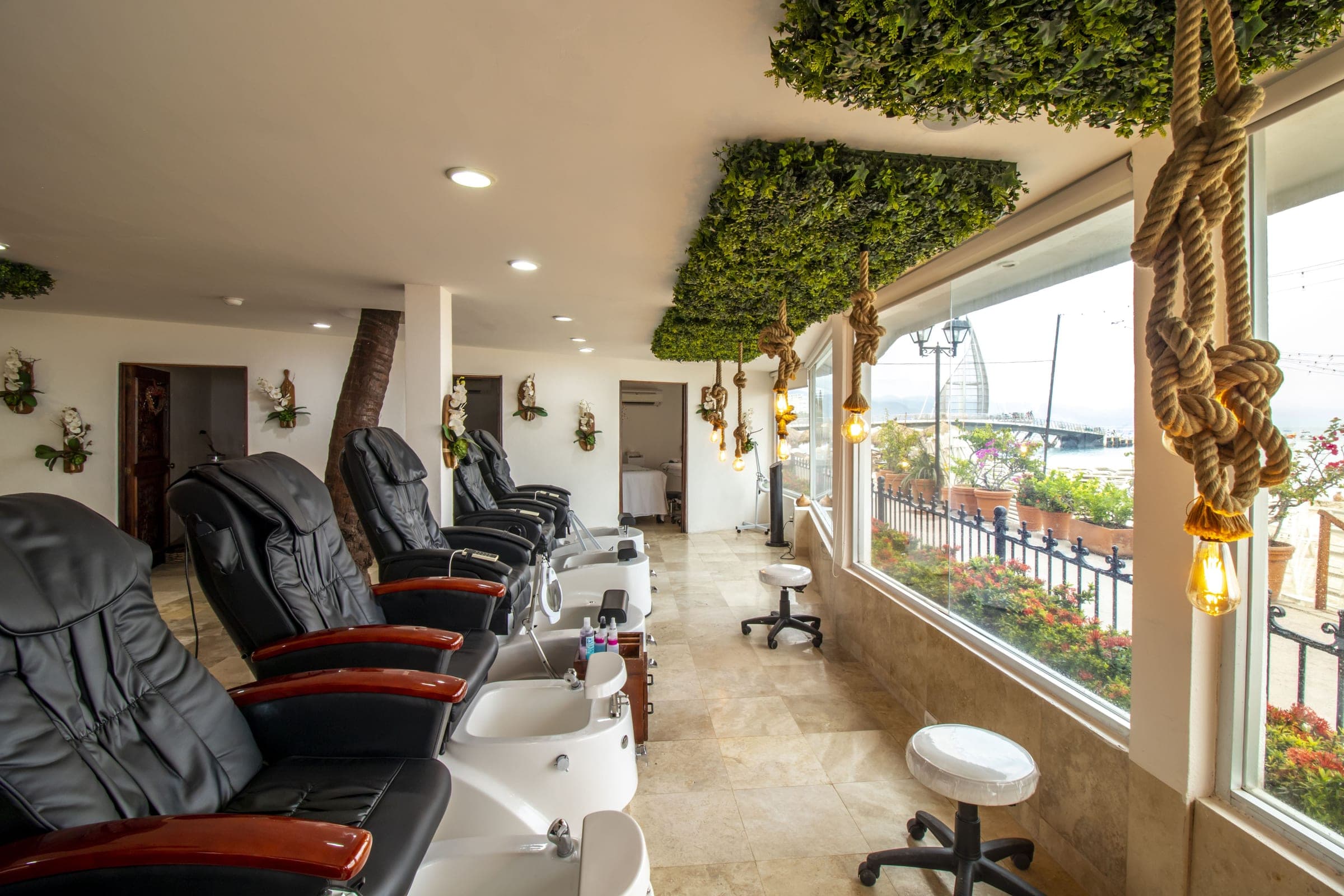 Double treatment room at the spa